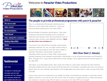 Tablet Screenshot of panachevideoproductions.com